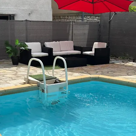 Unique Appartement Zen Et Detente Dans Villa Avec Piscine Tres Bien Place Montpellier Buitenkant foto