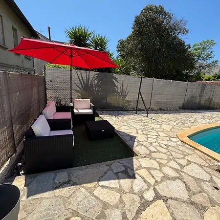 Unique Appartement Zen Et Detente Dans Villa Avec Piscine Tres Bien Place Montpellier Buitenkant foto